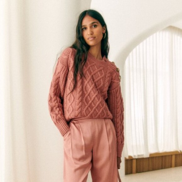 Sezane James Wool Jumper Sweater Size S - Picture 3 of 6